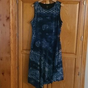 paisley printed Handkerchief dress